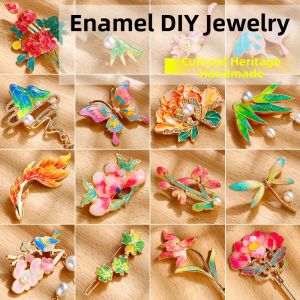 Bộ Vật Liệu DIY Cloisonne Mạ Men