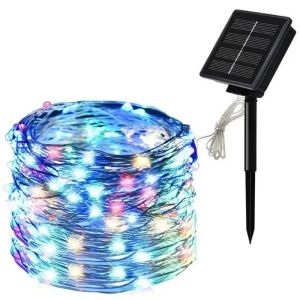 32M/22M/12M/7M Solar Led Light Outdoor Garden Fairy String Light 300 Led Twinkle  Lamp for  Patio Tree Party  8 Lighting Modes