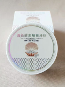 ผงแปรงฟัน Enzyme Fresh White ซักฟอกฟันขาว กำจัดคราบสี กลิ่นหอม ฟันขาว สุขอนามัยช่องปาก ผงแปรงฟันแบบอัพเกรด