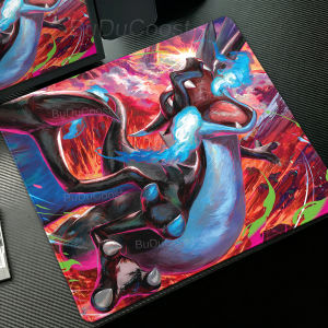 Bandai | Mouse Pad Pokemon Charizard Office Computer Desk Mat Table Keyboard Pads Laptop Carpet PC Accessories XS Rubber Gaming Mousepad