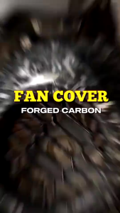 Motorcycle Yamaha MIO i 125 / M3 / SOUL i 125 Fan Cover Black/Carbon/Forged