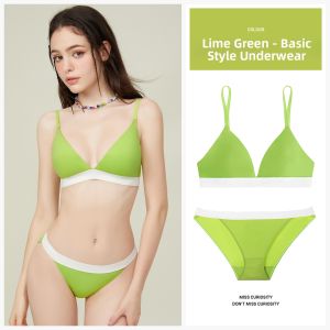 Miss Curiosity | Bra Set Seamless Wirefree Lightweight Suitable for Large Breasts