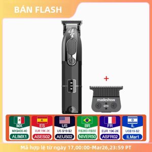 Máy Cắt Tóc Chuyên Nghiệp Madeshow G9C G9G 2024 Dành Cho Nam Giới Kiểu Cổ Điển Salon Lưỡi Dao Thép Không Gỉ Đầu Dầu Chức Năng Pha Trộn Màu Sử Dụng Được Khi Khô/Ướt