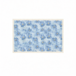 YUNHAOBUYI | Dopamine Blue Cream Style Carpet