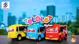 Mainan Anak Dancing Bus Tayo Telolet Basuri ada Musik & Lampu LED Mobil Bump n Go