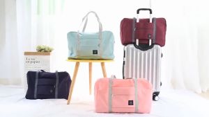 WIND BLOWS Duffel Bag Travel Bag Large Luggage Foldable Travel Bag Melancong Wind Blow Multi color travel bag