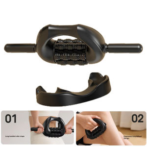 5-Speed Rechargeable Electric Roller Massager Percussive Deep Tissue Massage Machine Lymphatic Drainage Support Muscle Recovery