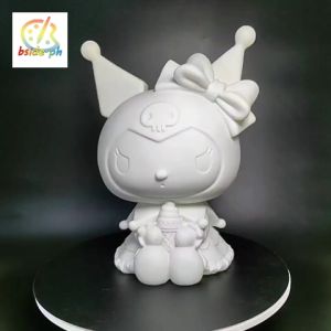 [Quick Delivery] DIY - painted 15 - 32 cm Cartoon Piggy Banks. Souvenir Gifts Home Decorations and Tabletop Decor. Long - lasting Vinyl for Kids’ Birthdays and DIY Lovers. [White Piggy Bank + 12 - color Paint Kit]