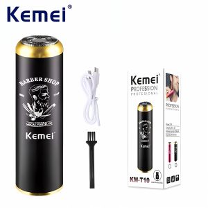 Kome Mini Electric Shaver KM-T10 Portable USB Rechargeable Long Battery Life Floating Blade Head for Home And Car Use