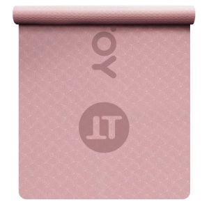 Thickened Fitness Yoga Mat for Women Home Use Dance Mat Shock Absorption Silent Mat Non-Slip Mat Purple TPE Material