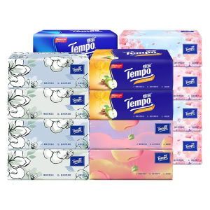 Thickened 4 Layers Draw Sheet Paper Towels 90 Sheets per Roll Floral Scented Hygienic Hand Wiping Paper Affordable Pack