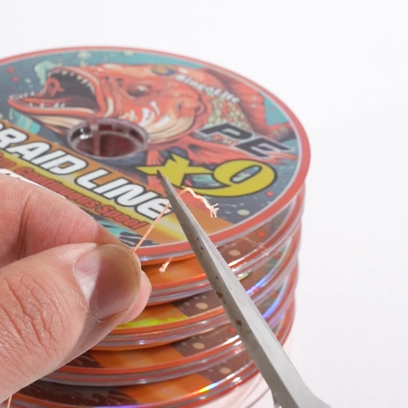 Bingolife 5x100m Connecting Orange Tali Pancing PE X9 Super Braid Tanpa Putus Dalam Gulungan Kuat Abrasi