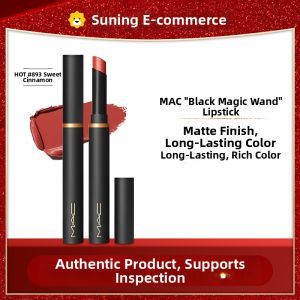 Mac Moisturizing Lipstick Wand Fine Tube 893/899 Matte Whitening Colorful Lip Gloss Long-lasting Lip Care American Origin