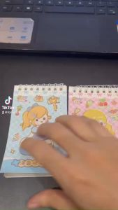 Sổ sticker hinh dán 24 trang hoạt hình xinh xắn cho bé