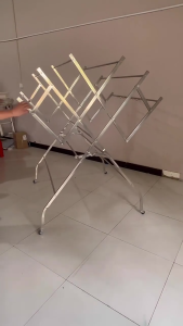 Clothes Drying Rack 1/2/3/5 Pole Retractable Stainless Clothes Hanger Rack Outdoor With Wheels Clothes Rack晾衣架