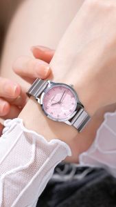 REBIRTH Jam Tangan Wanita Original Asli Tali Stainless Steel Anti Air Jam Wanita Anggun Mode Jam Tangan Cewek(+kotak gratis)