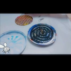 Hanging Mosquito Repellent Container Mosquito Coil Holder Bekas Ubat Nyamuk Digantung