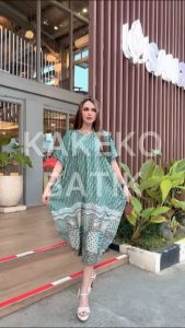 Kakeko Daster Lowo Soft Busui Warna Pastel Terbaru LD150 PB 115 Busui Resleting