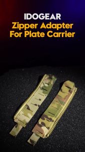 IDOGEAR Tactical Zipper Connection 500D Nylon YKK Zipper Board MOLLE Back Board Adapter Camo Lightweight Universal FCSK3.0 3950