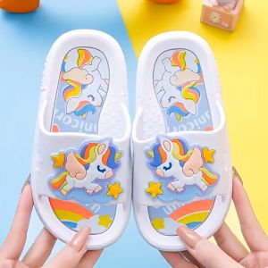 BUYANDSELL COD Sandal Anak Motif Unicorn Selop Sendal Anak Slip On Slop Produk Import SP45