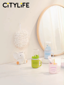 Citylife 260ML/540ML Multifunction Food Grade Rinse Cups Home Drinkware Bathroom Accessories Water Mug Plastic Mouthwash Cup KB-732627