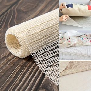 50cm*80cm PVC Foaming Non Slip Mat Mattress Sofa Mat Antiskid Net Cloth Household Carpet Yoga Mat Anti-skid Fixing Base Fabric