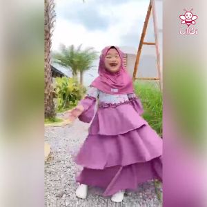 Sakura Dress By Lilbi - Little Bee Boutique - Gamis Model Terbaru - Dress Anak Terbaru - Gamis Anak Perempuan Usia 3 Tahun - Gamis Kondangan Anak - Setelan Gamis Anak Cantik - Fashion Gamis Anak Terbaru - Fashion Muslim Anak Gamis