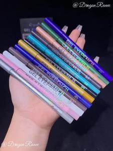 Colourful Eyeliner Eyeshadow Long Lasting Pigment Eye Liner Pencil Waterproof Blue Black White Purple Gel Eye Liner Pen Cosmetic