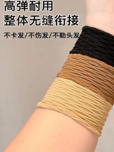 ยางรัดผมทรงหางม้าสูงสำหรับฤดูใบไม้ร่วงและฤดูหนาว ยางยืดทนทานสำหรับผู้หญิง รัดผมแบบอเนกประสงค์ ระดับไฮเอนด์ อุปกรณ์ตกแต่งผม