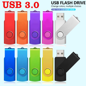 Jaster | JASTER USB 3.0 Flash Drive Mini plastic 128GB Extreme Speed Pen drive Rotatable Memory stick 8GB 16GB 32GB 64GB USB stick Gift
