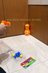 Hungry duck feeding games shooting mainan olahraga anak pistol bola tembak bebek
