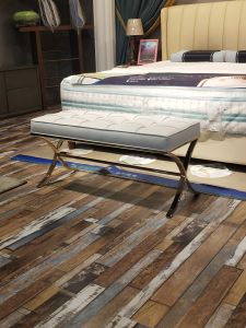 Accessible Luxury For Home Entrance Small Shoe Changing Stool Leather Soft Bag Bed End Stool Stainless Steel Stool Minimalist Bench Sofa Stool