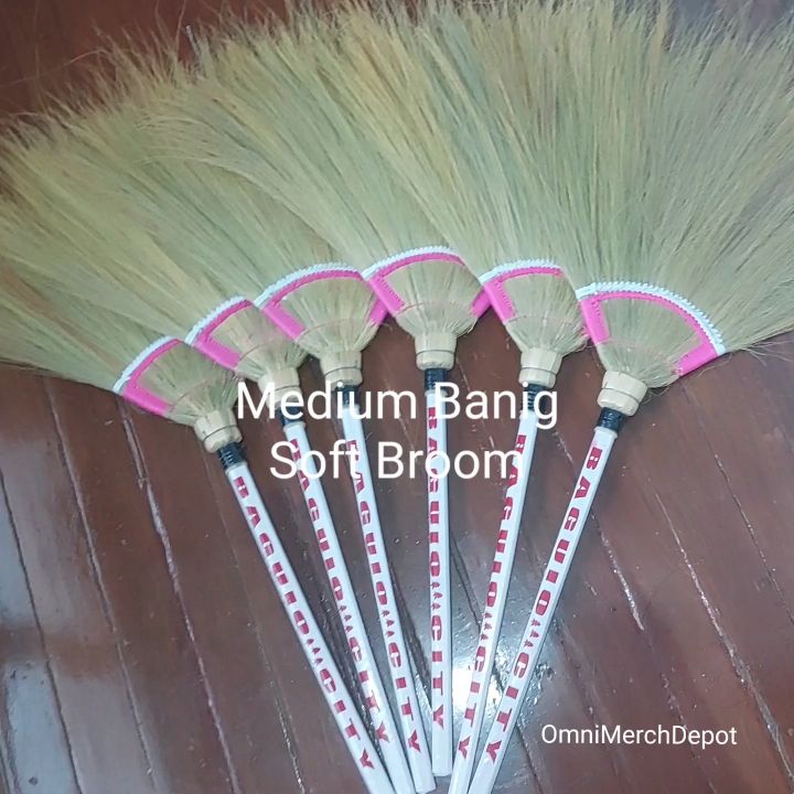 OmniMerchDepot Medium Banig Soft Brooms Walis tambo Makapal at Matibay Broom Sweeper Softbroom Baguio walis Tambo Baguio Original broom soft tambo heavy duty Tambo Walis Long Soft Broom