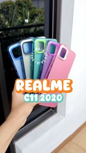 Hard Case For REALME C11 2020 Hologram Mika Silicon Casing Hybrid Silicon Cover Pelindung HP