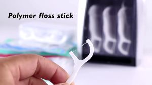 [ 50 PCS ] Dental Floss Benang Tusuk Gigi Pembersih Sela-sela Gigi Steril Higienis 1 Box / Tusuk Gigi Benang 1Pack isi 50Pcs - Dental Flass Pembersih Sela Gigi -SS