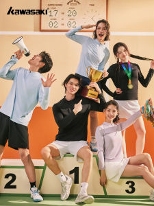 Kawasaki | Comfortable Breathable Fitted Long Sleeve Badminton Shirt