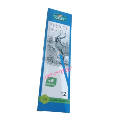 Pensil 2b Pensil Ujian Komputer 1 Pak Isi 12