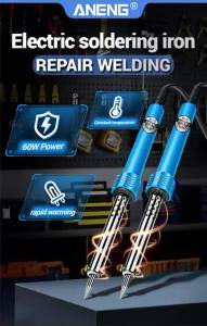 ANENG | ANENG SL402  Electric Soldering Iron Temperature 450℃ 60W Electric Soldering Iron Welding Solder Repair Tool
