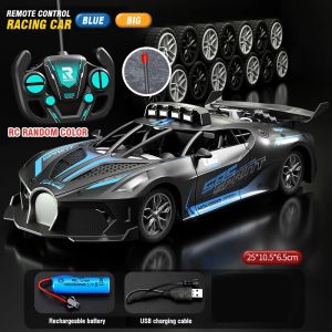 Xe Điều Khiển Từ Xa Tốc Độ Cao 4 Kênh Mô Hình Xe Thể Thao Điện Drift Đồ Chơi Dành Cho Bé Trai Quà Sinh Nhật - Xe Mô Hình Sẵn Sàng Chạy
