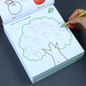 Childrens Step-by-Step Drawing Coloring Book for Toddlers 3-6 Years Old Cartoon Simple Line Drawing Beginner No Foundation Painting