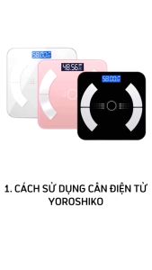 Cân điện tử sức khỏe Seasy SS03 đo 17 chỉ số cơ thể kết nối bluetooth độ chính xác cao tiện lợi