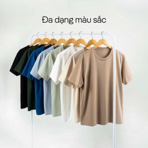 [CHỈ 18-23.2 TẶNG QUÀ ĐƠN TỪ 299K]Áo thun nam basic cotton 220gsm thấm hút thoải mái chống xù lông - Coolmate
