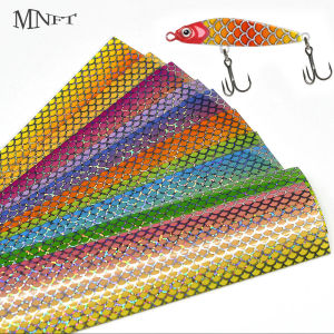 10Colors/Pack Fish Scale Lure Colored Laser Paper Film - Non-Sticky DIY Fishing Lure Accessories
