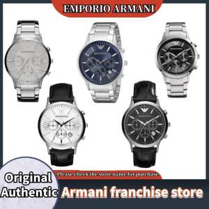 Emporio Armani AR2448/AR2447/AR2432/AR2434/AR2458  Armani watch mens three-eye fashion mens watch calendar quartz mens watch