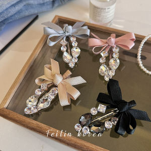 High End Butterfly Knot Hair Clip Side Clip Female Hair Accessories New Arrival Fresh from Korea Style Zhang Yuan Ying Design