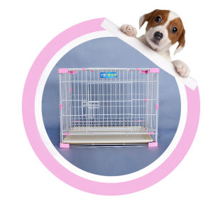 Fujiali Plastic Buckle Pet Cage Pet House Teddy/French Bulldog Bichon Small and Medium Dogs Indoor with Toilet