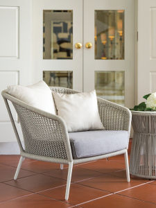 Outdoor Sofa Wicker Weaving Terrace Hotel Designer Outdoor Waterproof Sunscreen Villa Sample Room Sofa for Adults U-Shape