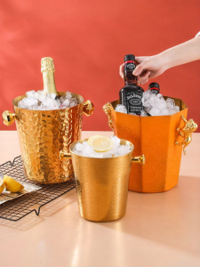 YANXING | Stainless Steel Ice Bucket Large Capacity