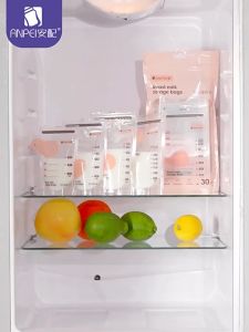 Túi Trữ Sữa ANPEI Nhiều Dung Tích Bịch 30 Túi Có Vòi Rót Túi Đựng Sữa Trữ Đông Nhiều Dung Tích