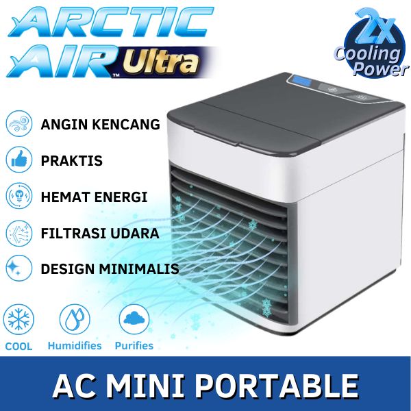 TERLARIS Arctic Air Ultra 2X Power Cooling LED AC Portable